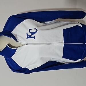 💜RARE VS PINK KANSAS CITY ROYALS ZIP UP JACKET Sequins Med